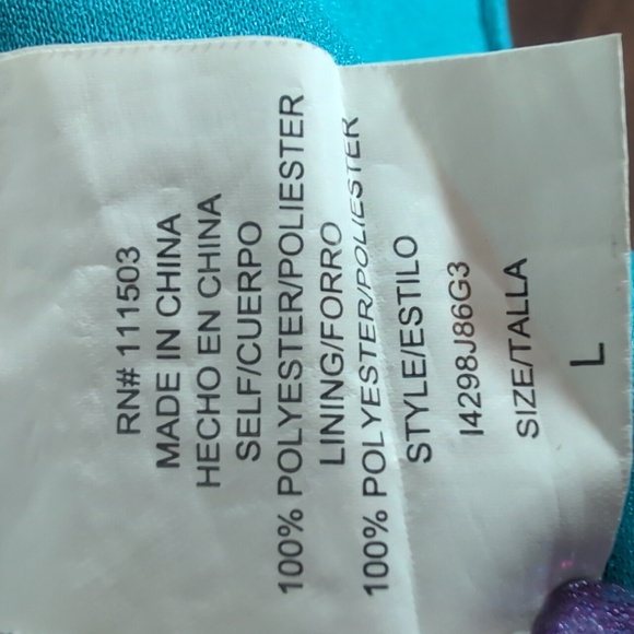 Love Reign Halter Maxi Dress Size L Tall - Picture 6 of 6